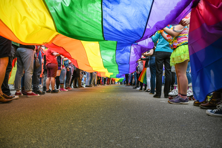 image of gay pride parade