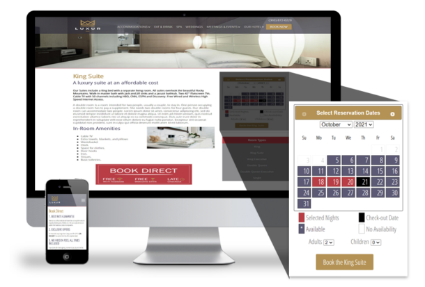 Increase Mobile Bookings with Mobile friendly web design with rezStream